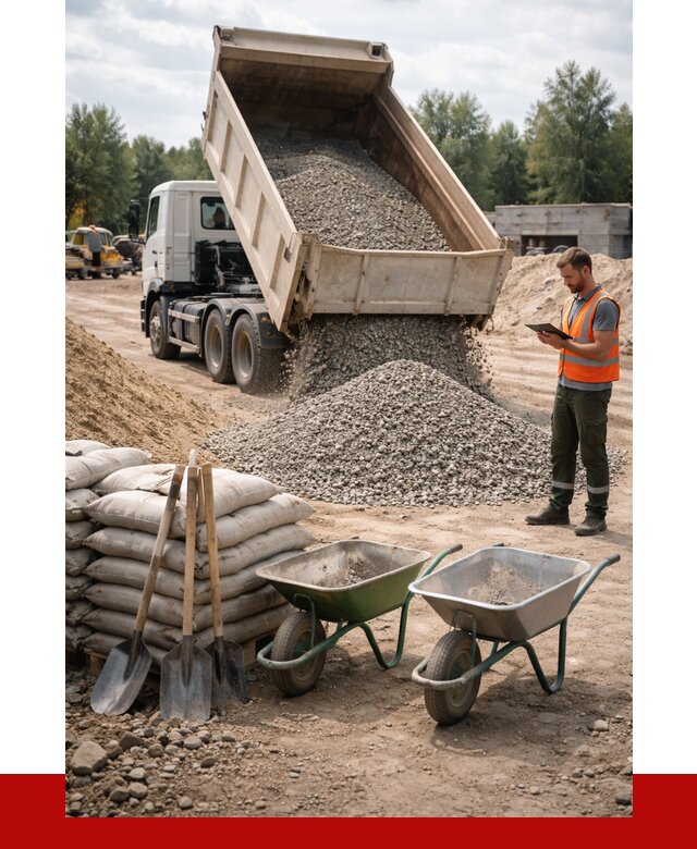 Доставка нерудных материалов в Воронеже от 1289 руб. | ПРОНЕРУДВрн