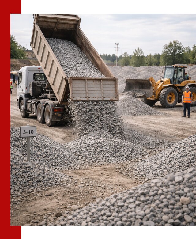 Гранитный щебень фракции 3–10: доставка и продажа в Воронеже