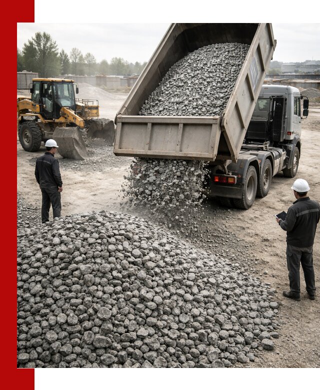 Доставка гранитного щебня фракции 20-40 в Воронеже