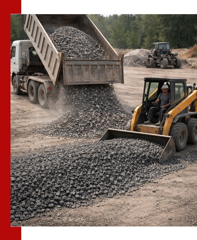 Гранитный щебень фракция 40-70 с доставкой в Воронеже