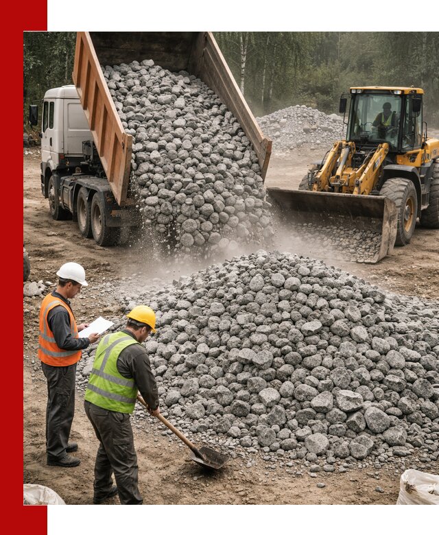 Гранитный щебень фракция 70-150 доставка в Воронеже