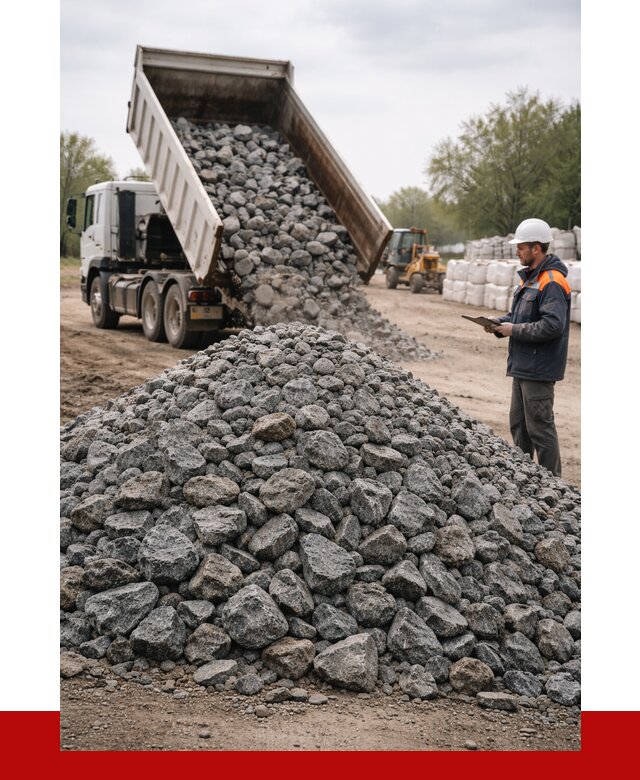 Гранитный щебень фракция 100-200 в Воронеже от 4511 р. ПРОНЕРУДВрн