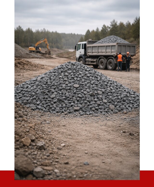 Щебень габбро диабаз фракция 40-70 в Воронеже от 2363 р-ПРОНЕРУДВрн