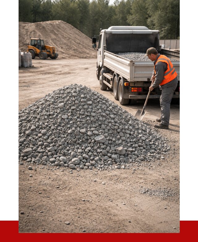 Гравийный щебень фракция 5-10 в Воронеже от 2363 р. | ПРОНЕРУДВрн