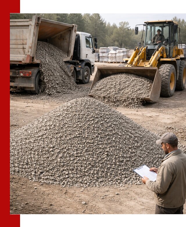 Гравийный щебень фракция 5–10 с доставкой в Воронеже