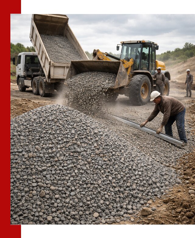 Гравийный щебень фракция 5-20 с доставкой в Воронеже