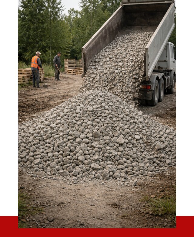 гравийный щебень фракция 70-120 в Воронеже от 2632 р. ПРОНЕРУДВрн