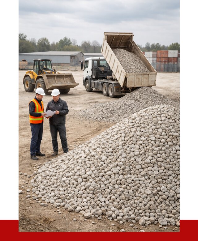 Известняковый щебень в Воронеже от 1504 р. доставка | ПРОНЕРУДВрн