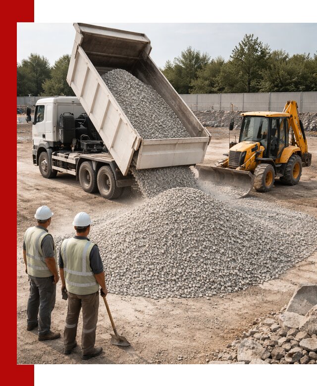 Купить известняковый щебень фракции 5–10 мм с доставкой в Воронеже