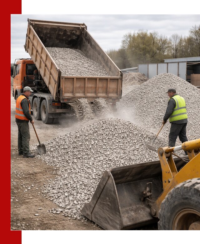 Доломитовый щебень фракции 5-20 с доставкой в Воронеже