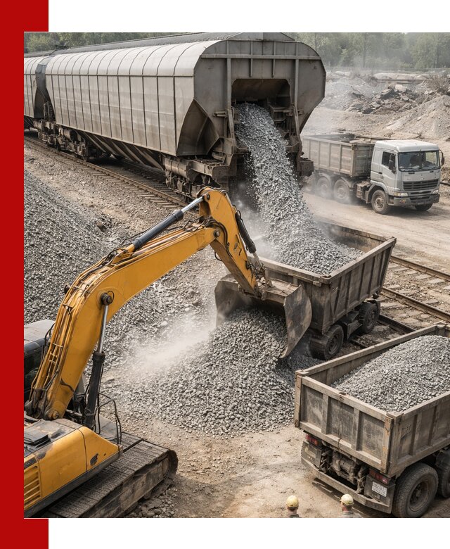 Доставка железнодорожного щебня в Воронеже крупными партиями быстрого отгруза