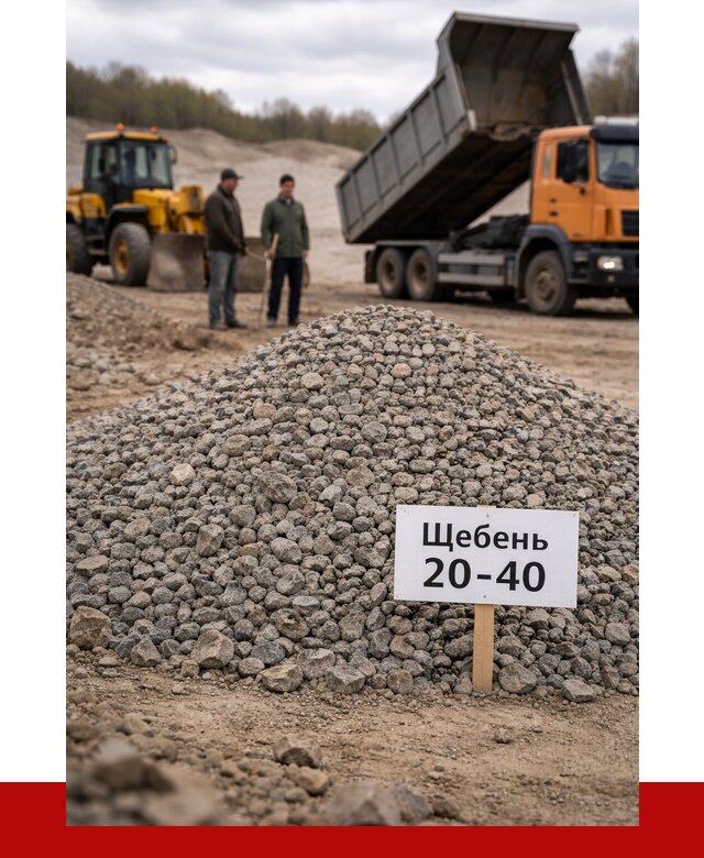 Бетонный щебень фракция 20-40 в Воронеже от 2632 р. | ПРОНЕРУДВрн