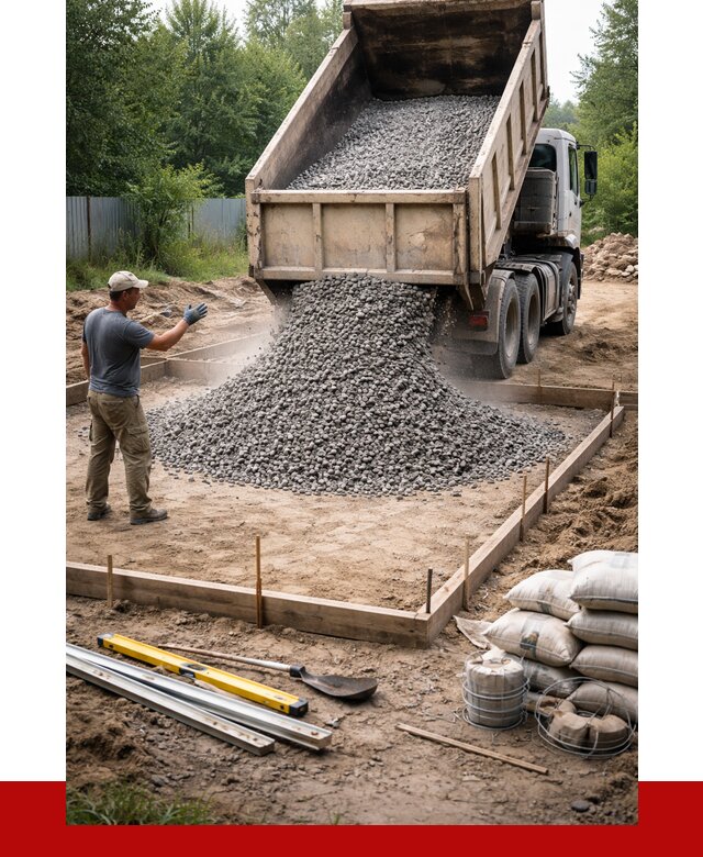 Купить щебень для фундамента в Воронеже от 4833 р. | ПРОНЕРУДВрн