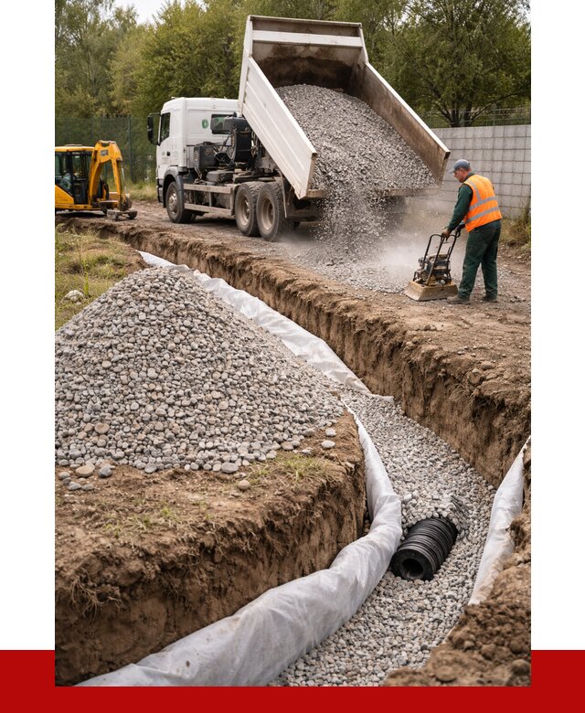 Щебень для дренажа в Воронеже от 1987 р., ПРОНЕРУДВрн доставка