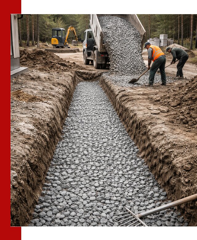 Щебень для дренажа с доставкой в Воронеже высокого качества