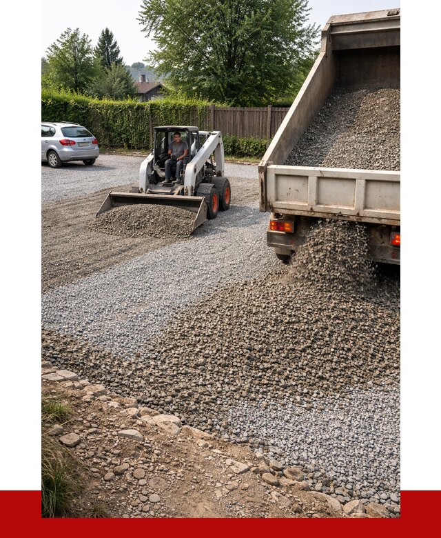 Щебень для парковки в Воронеже с доставкой от 1289 р.| ПРОНЕРУДВрн