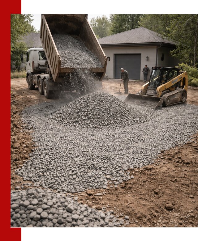 Щебень для парковки в Воронеже: доставка и укладка качественного материала