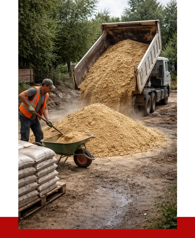 Купить песок с доставкой в Воронеже от 1933 р. | ПРОНЕРУДВрн