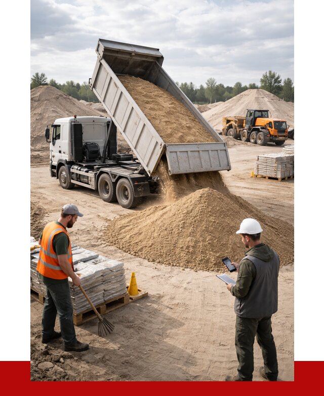 Карьерный песок с доставкой в Воронеже от 3867 р. ПРОНЕРУДВрн