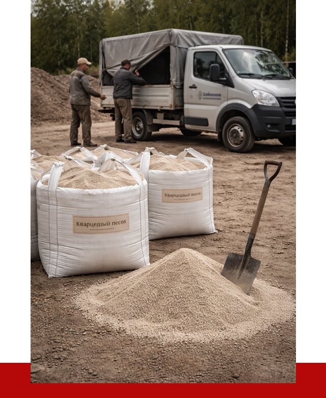 Кварцевый песок для пескоструя в Воронеже от 4833 р. | ПРОНЕРУДВрн
