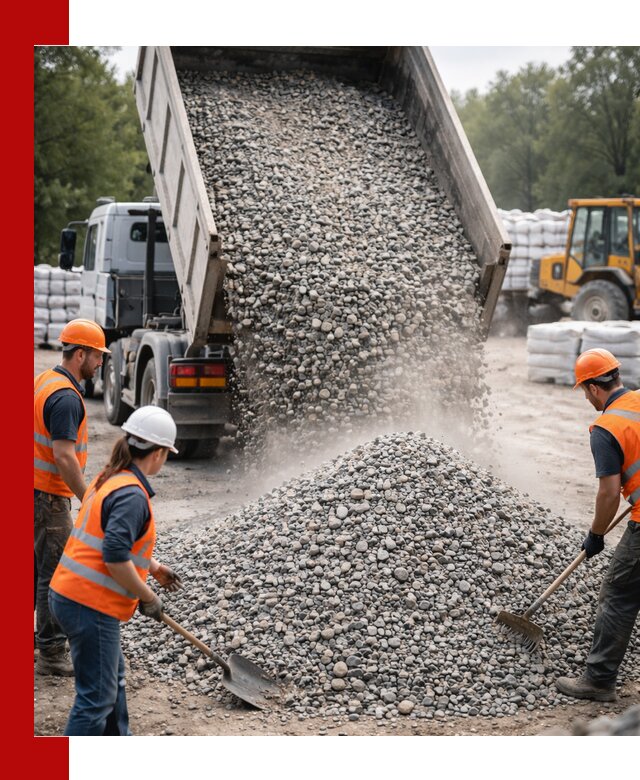 Доставка гравия и камня в Воронеже оптом и в розницу
