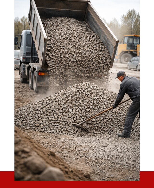 Гравий фракция 20-40 в Воронеже от 2685 р. доставка | ПРОНЕРУДВрн