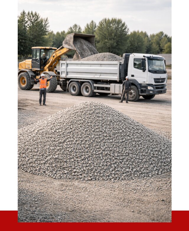 Купить мытый гравий в Воронеже от 3759 р, доставка ПРОНЕРУДВрн