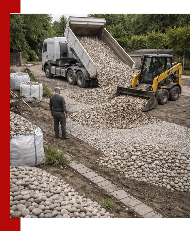 Доставка морской гальки оптом и в розницу в Воронеже