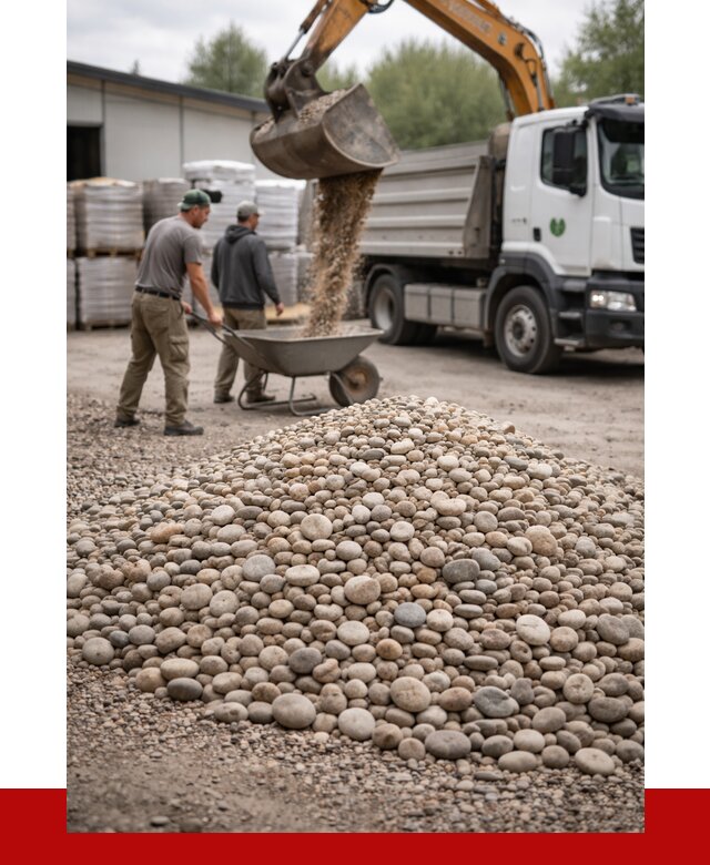 Галька декоративная в Воронеже от 3437 р. за куб | ПРОНЕРУДВрн