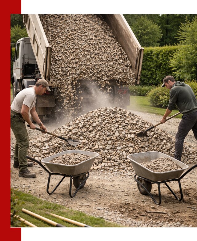 Доставка и продажа декоративной гальки в Воронеже