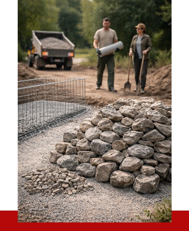 Камень для габионов фракция 100-200 в Воронеже от 5156 р. | ПРОНЕРУДВрн