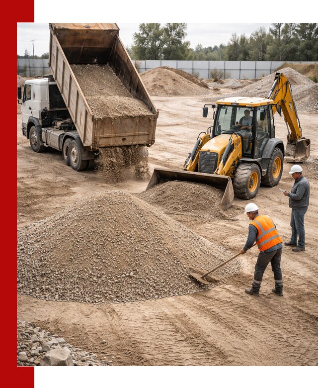 Поставка и доставка ПГС С4 в мешках и самосвалах в Воронеже