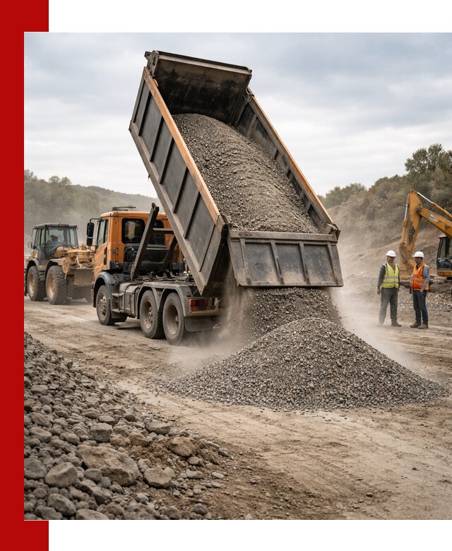 Щебёночно-песчаная смесь ЩПС С1 с доставкой в Воронеже