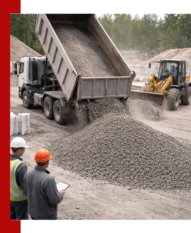 Доставка и продажа гранитного отсева 0-10 в Воронеже