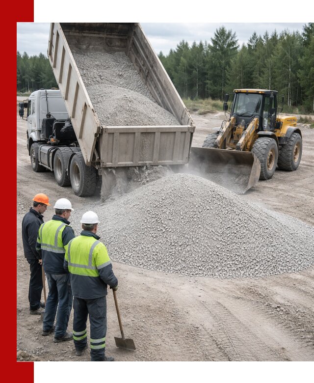 Известняковый отсев 0-5 доставка в Воронеже быстро и выгодно