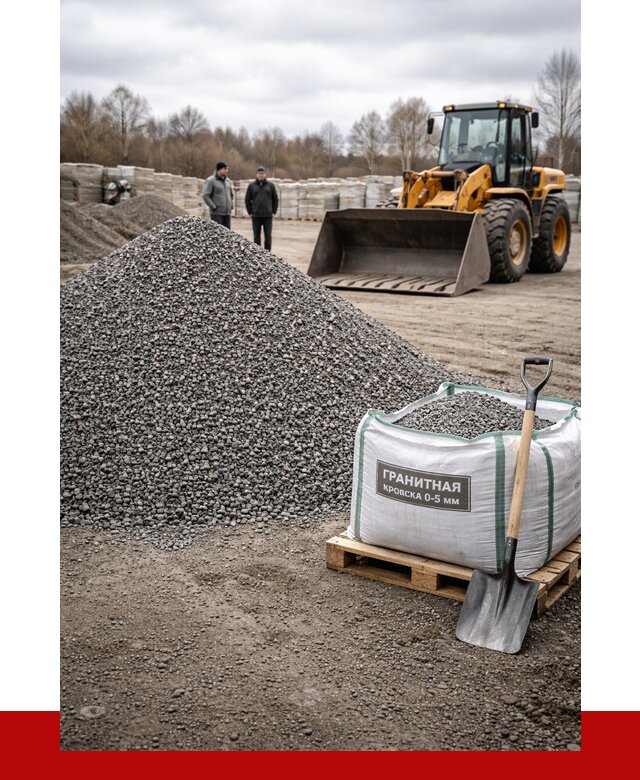 Купить гранитную крошку в Воронеже от 5156 р. с доставкой | ПРОНЕРУДВрн