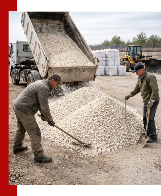 Мраморная крошка с доставкой и разгрузкой в Воронеже