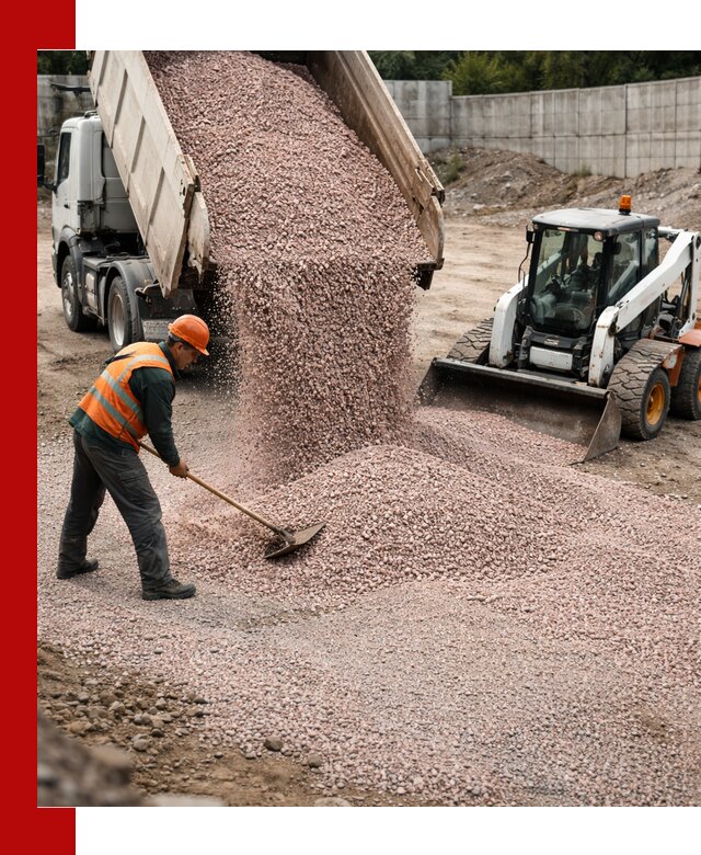 Крошка розовый гранит с доставкой в Воронеже от производителя