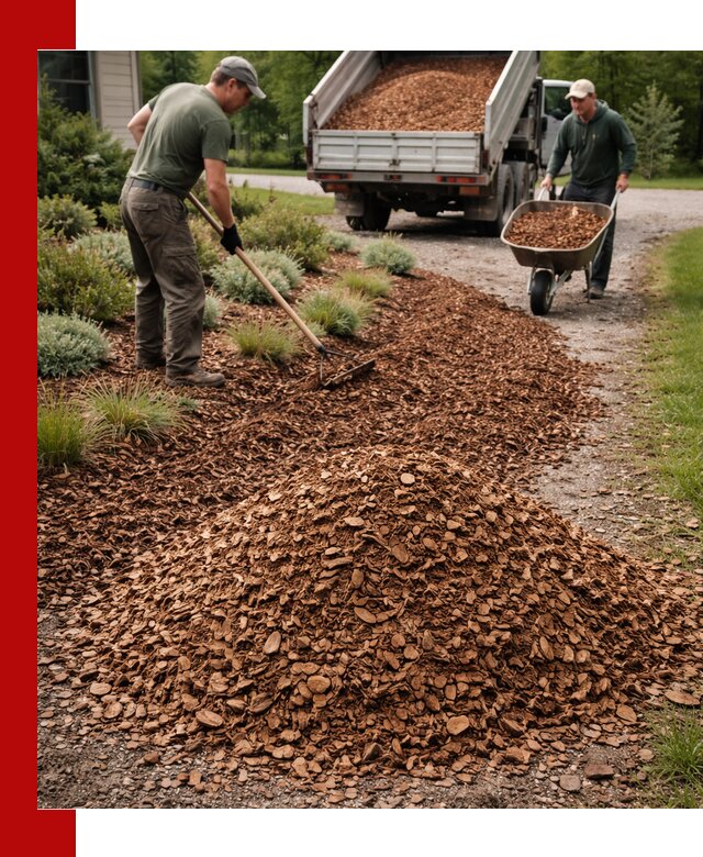 Крошка для мульчирования с доставкой в Воронеже