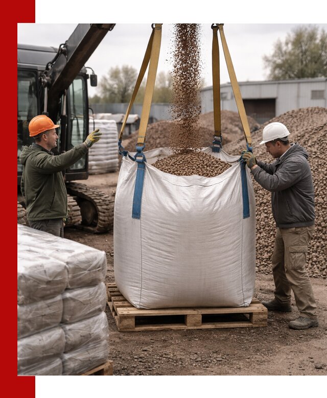 Керамзит в биг-бегах с доставкой в Воронеже