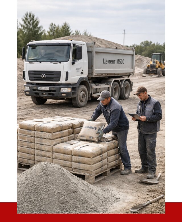 Купить цемент м500 с доставкой в Воронеже от 5585 р. | ПРОНЕРУДВрн
