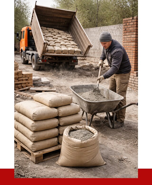 Купить сухую смесь для кладки в Воронеже от 1289 р. | ПРОНЕРУДВрн