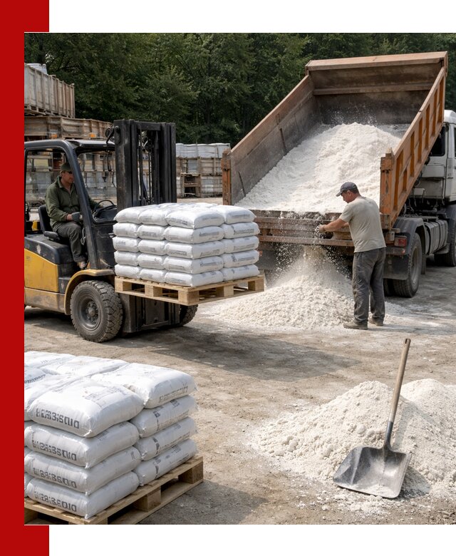 Доставка строительной извести оптом и в розницу в Воронеже