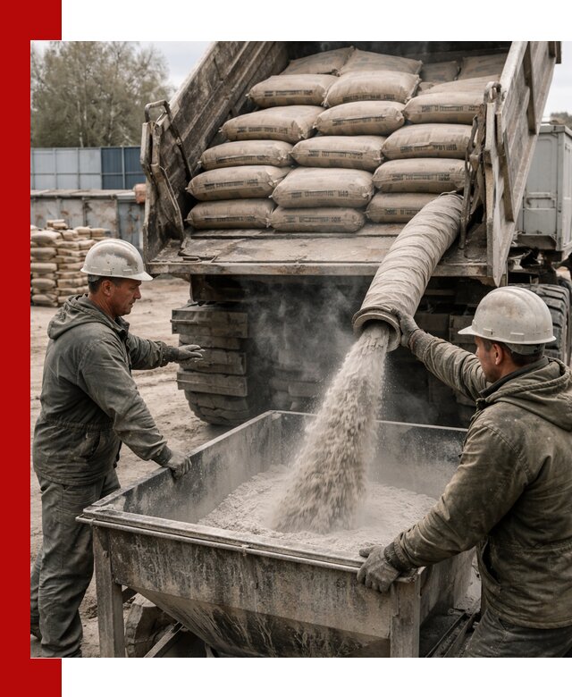 Доставка цемента М400 в Воронеже оптом и в розницу