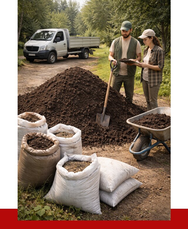 Купить грунт с доставкой в Воронеже от 4833 р. за м3 | ПРОНЕРУДВрн