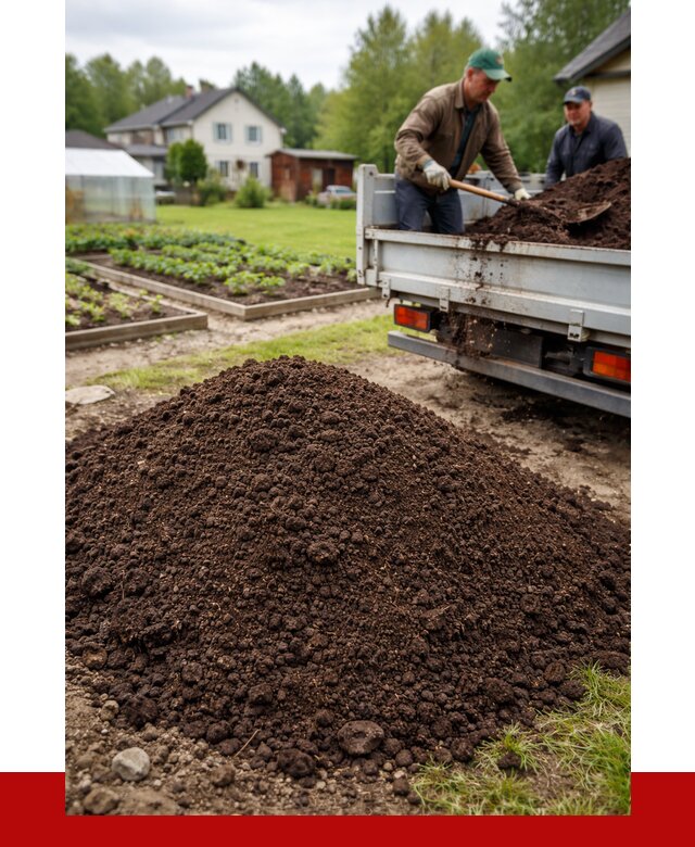 Плодородный грунт в Воронеже с доставкой от 4511 р. | ПРОНЕРУДВрн