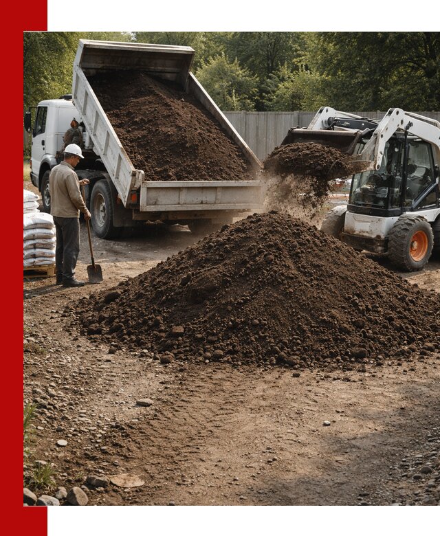 Доставка растительного грунта в Воронеже от производителя оптом и в розницу