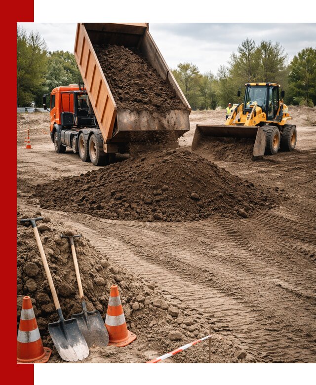 Поставка и доставка планировочного грунта в Воронеже