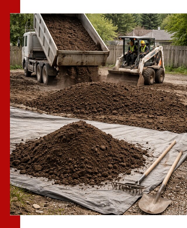 Грунт для отсыпки участка с доставкой в Воронеже