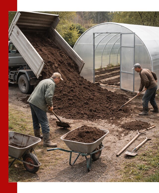 Грунт для теплицы с доставкой в Воронеже — плодородный субстрат под растения